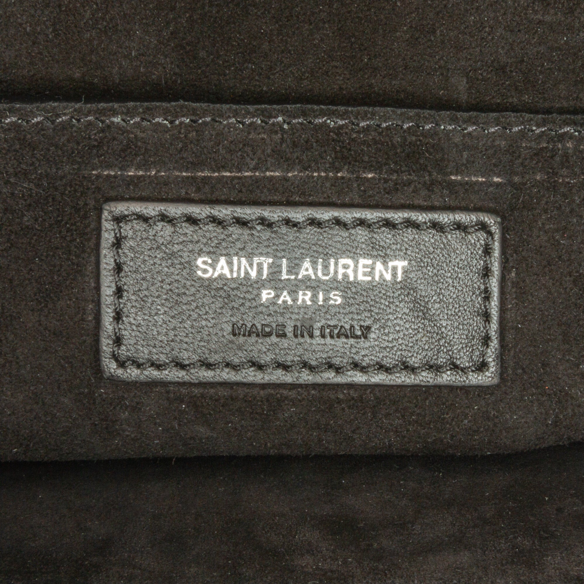 Yves Saint Laurent Sunset Medium Black Calfskin