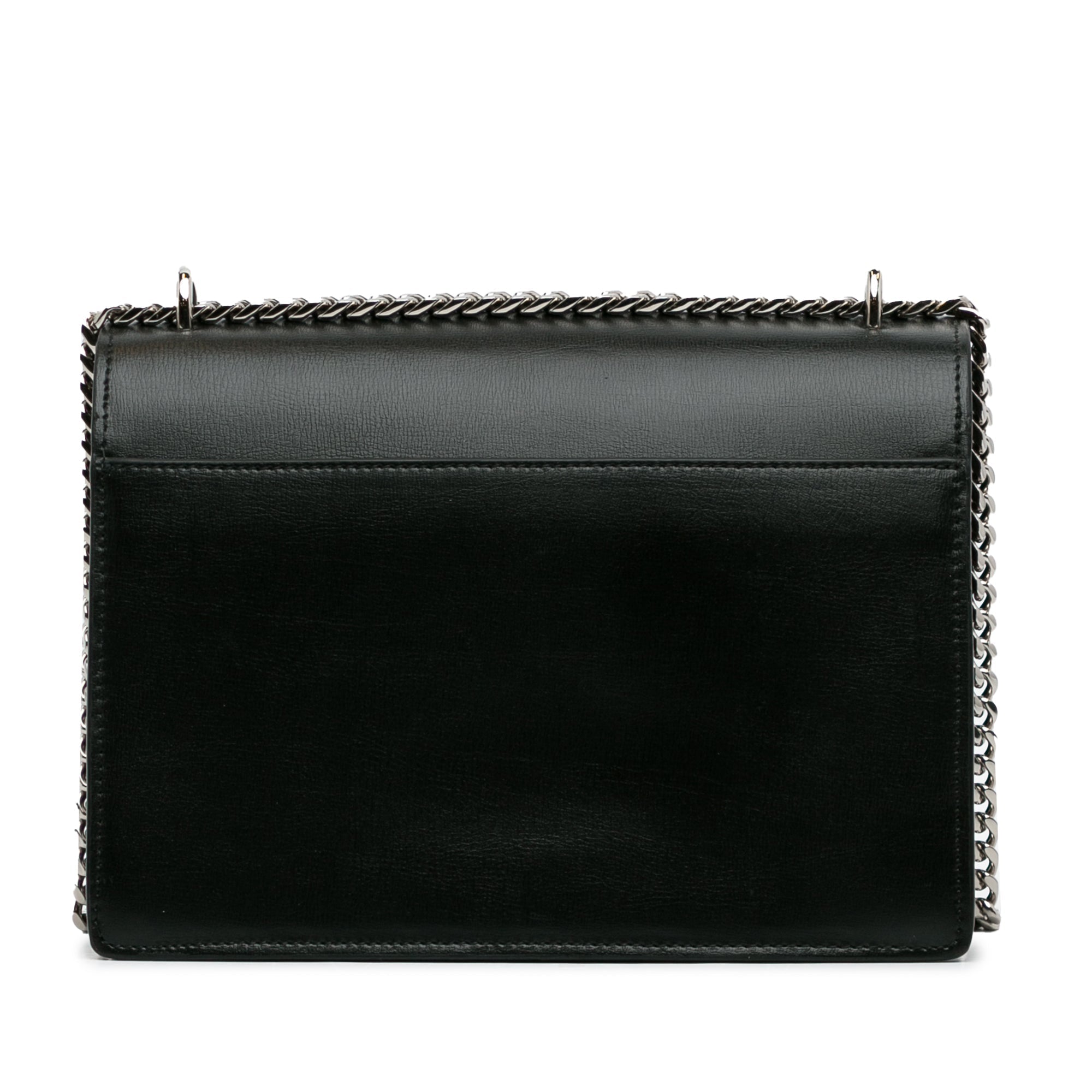 Yves Saint Laurent Sunset Medium Black Calfskin