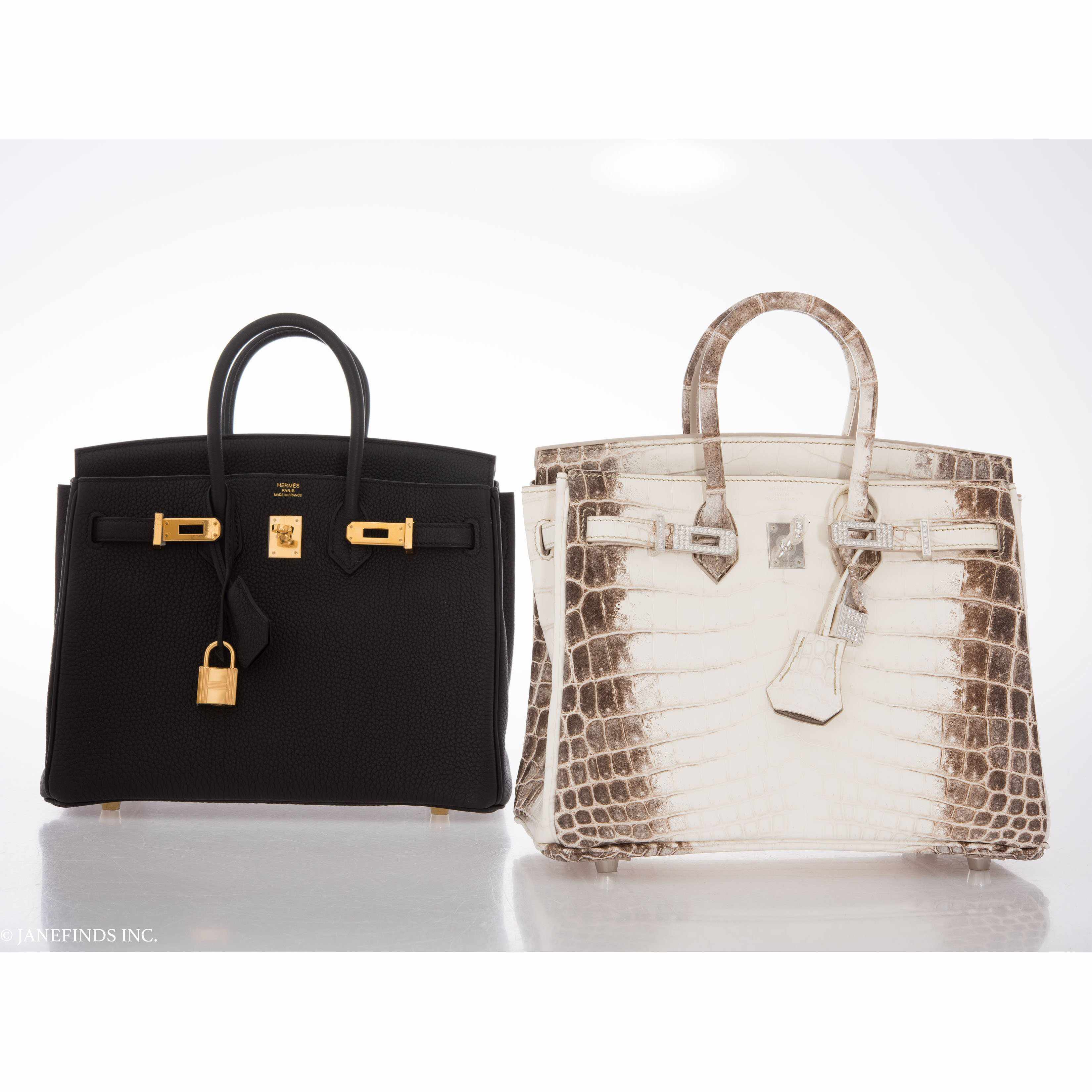 HermÃƒÆ’Ã‚Â¨s Birkin 25 Black Togo Gold Hardware