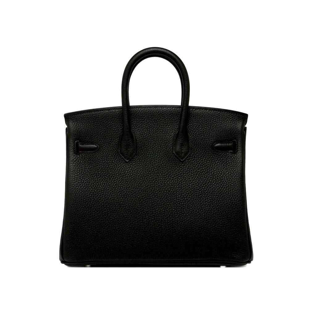 HermÃƒÆ’Ã‚Â¨s Birkin 25 Black Togo Palladium Hardware