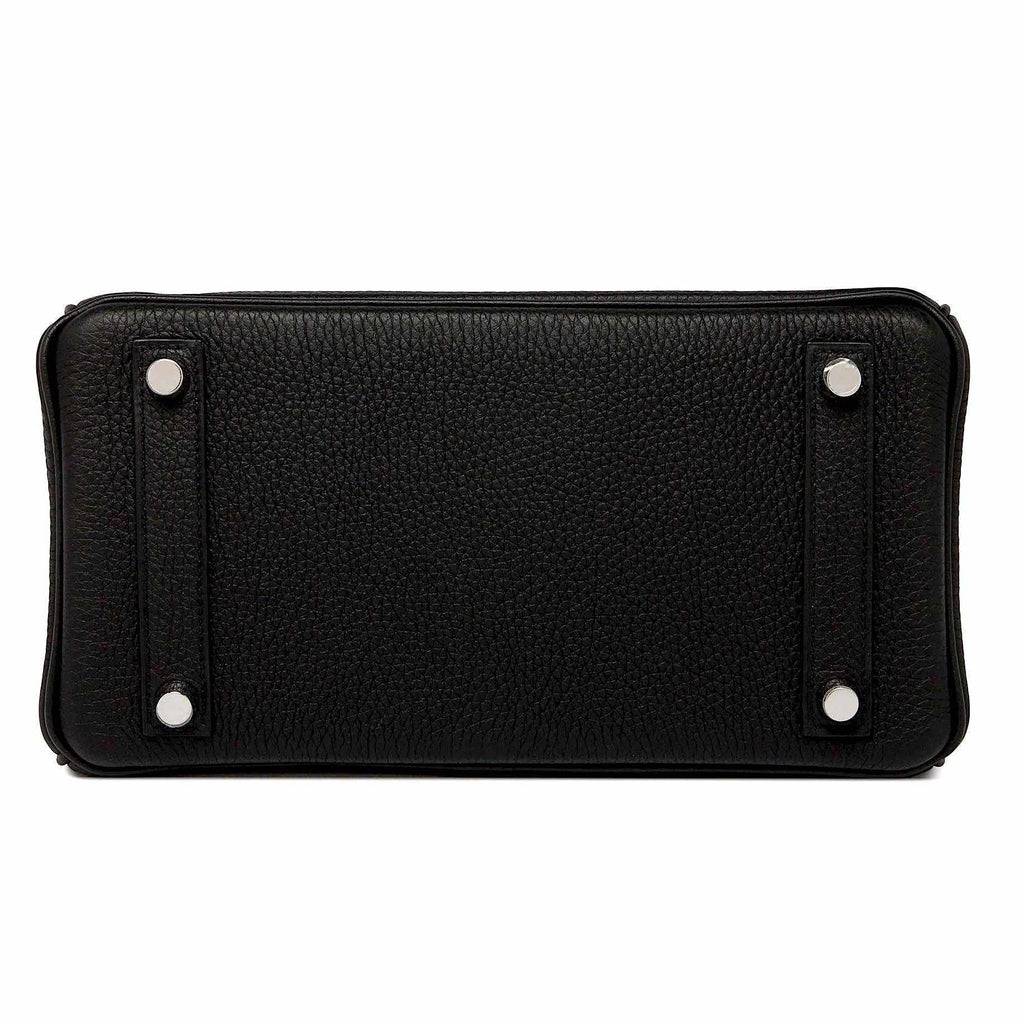 HermÃƒÆ’Ã‚Â¨s Birkin 25 Black Togo Palladium Hardware