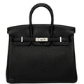 HermÃƒÆ’Ã‚Â¨s Birkin 25 Black Togo Palladium Hardware