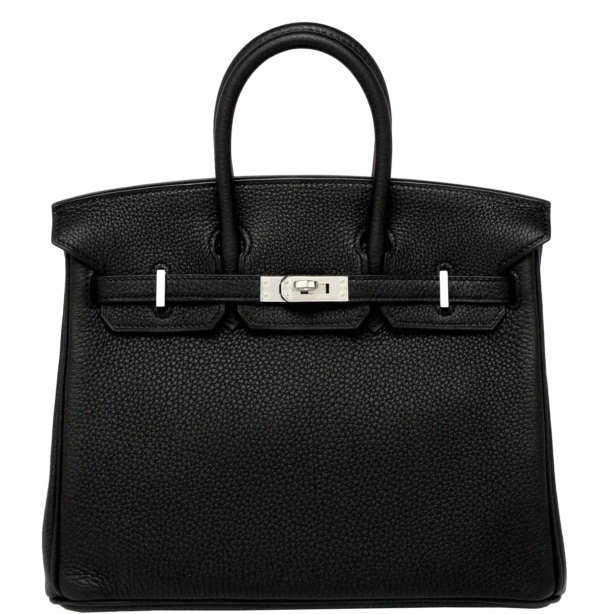 HermÃƒÆ’Ã‚Â¨s Birkin 25 Black Togo Palladium Hardware