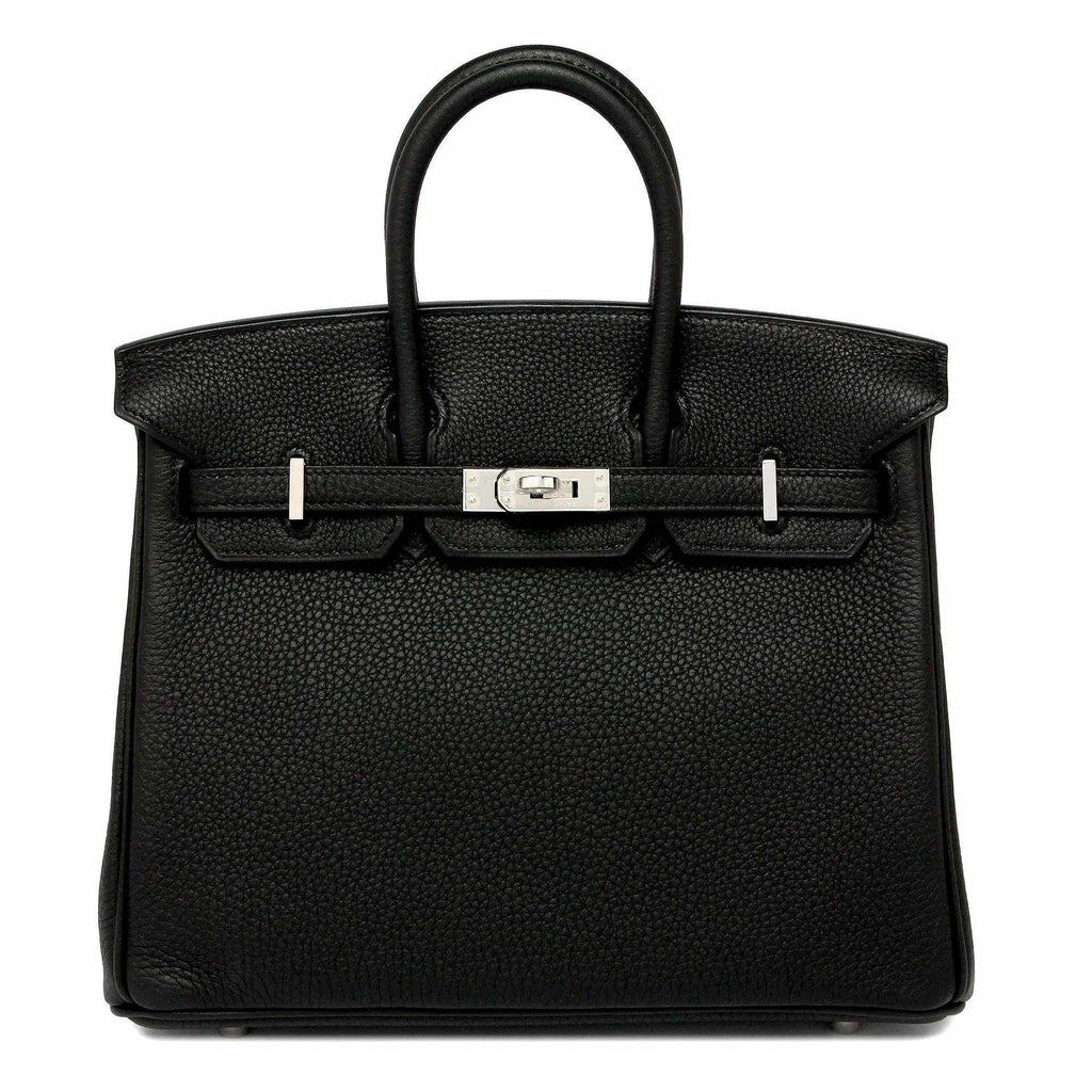 HermÃƒÆ’Ã‚Â¨s Birkin 25 Black Togo Palladium Hardware