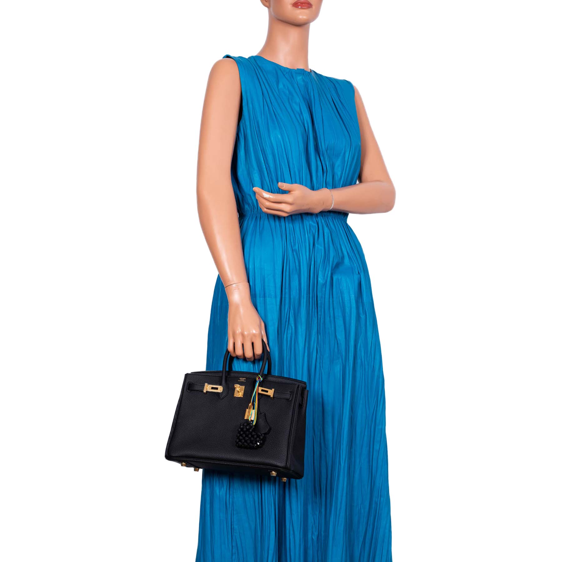 HermÃƒÆ’Ã‚Â¨s Birkin 25 Black Togo with Gold Hardware - 2020, Y