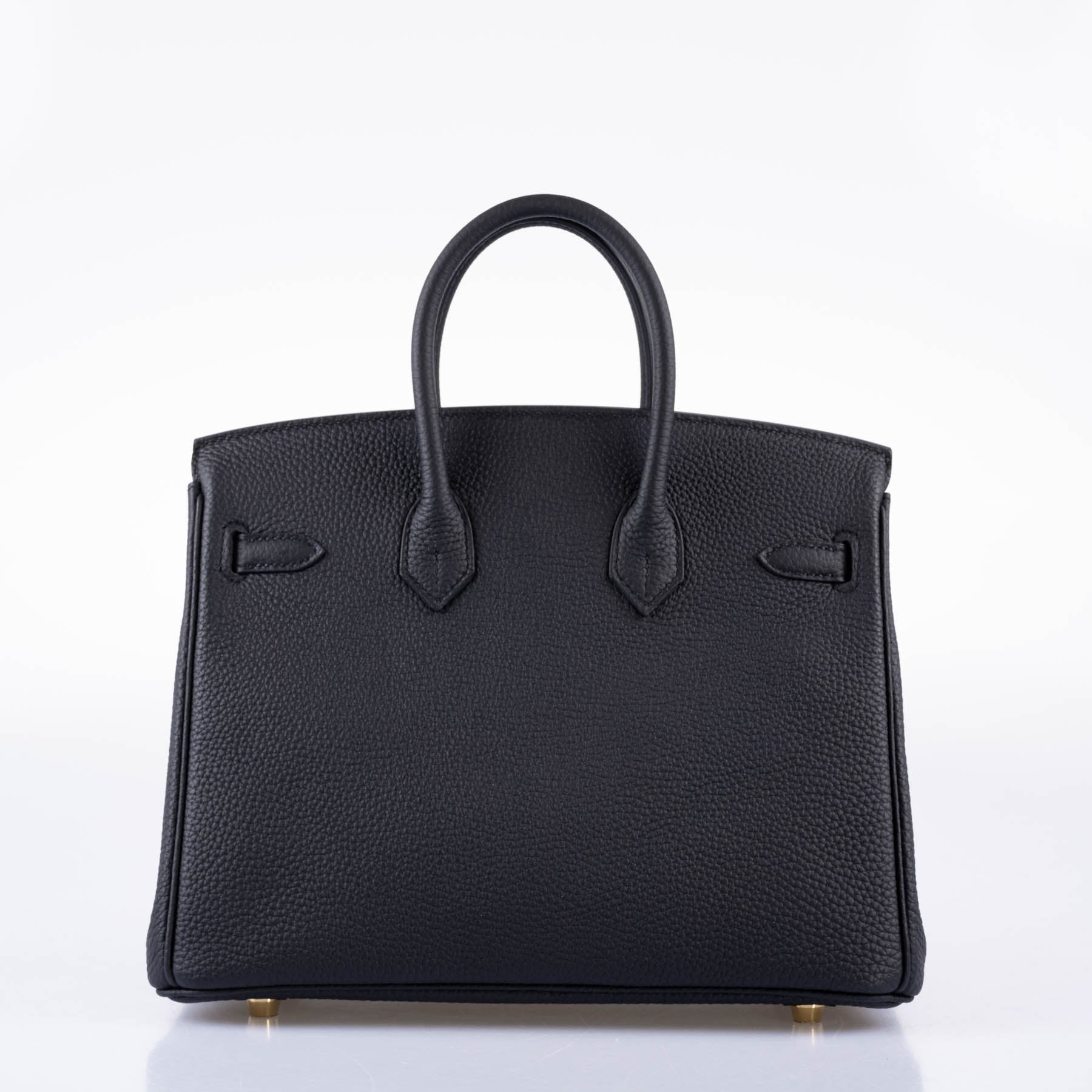 HermÃƒÆ’Ã‚Â¨s Birkin 25 Black Togo with Gold Hardware - 2020, Y