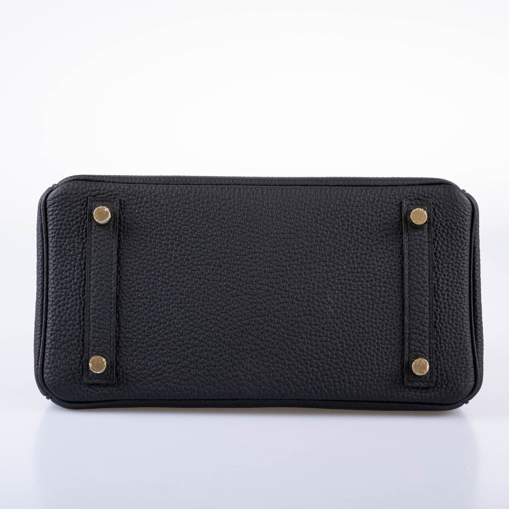 HermÃƒÆ’Ã‚Â¨s Birkin 25 Black Togo with Gold Hardware - 2020, Y