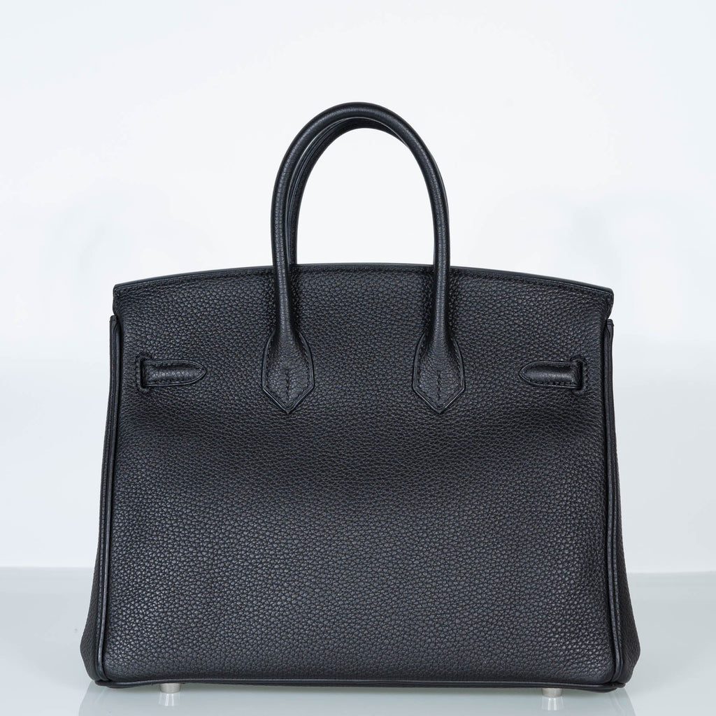 HermÃƒÆ’Ã‚Â¨s Birkin 25 Black Togo with Palladium Hardware