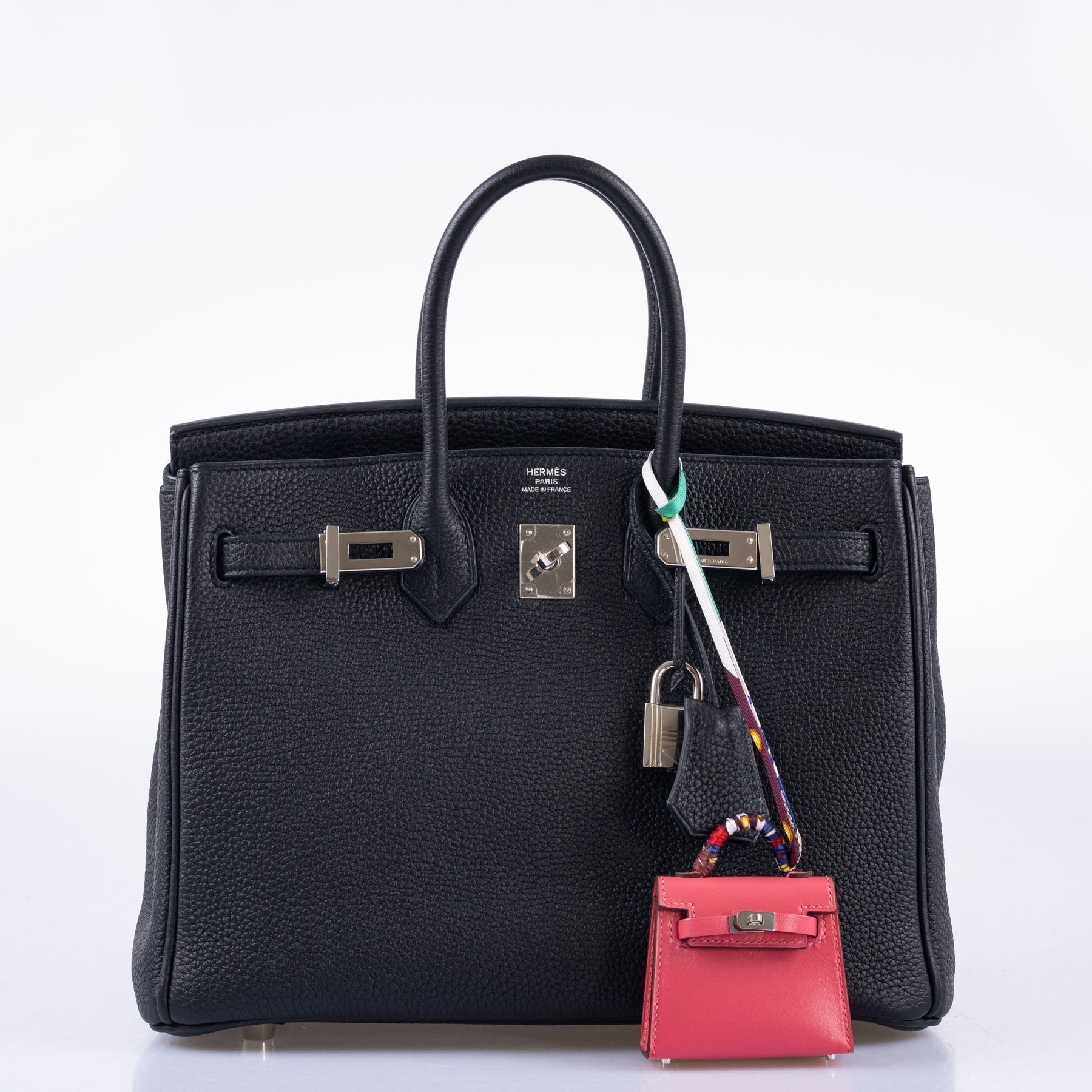 HermÃƒÆ’Ã‚Â¨s Birkin 25 Black Togo with Palladium Hardware