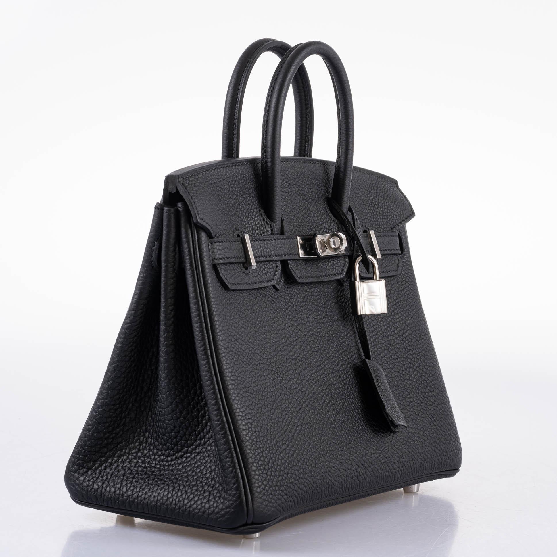 HermÃƒÆ’Ã‚Â¨s Birkin 25 Black Togo with Palladium Hardware - 2021, Z
