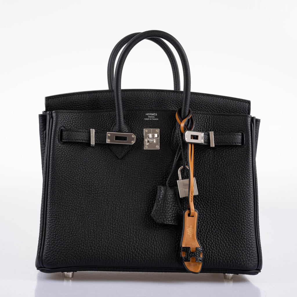 HermÃƒÆ’Ã‚Â¨s Birkin 25 Black Togo with Palladium Hardware - 2021, Z