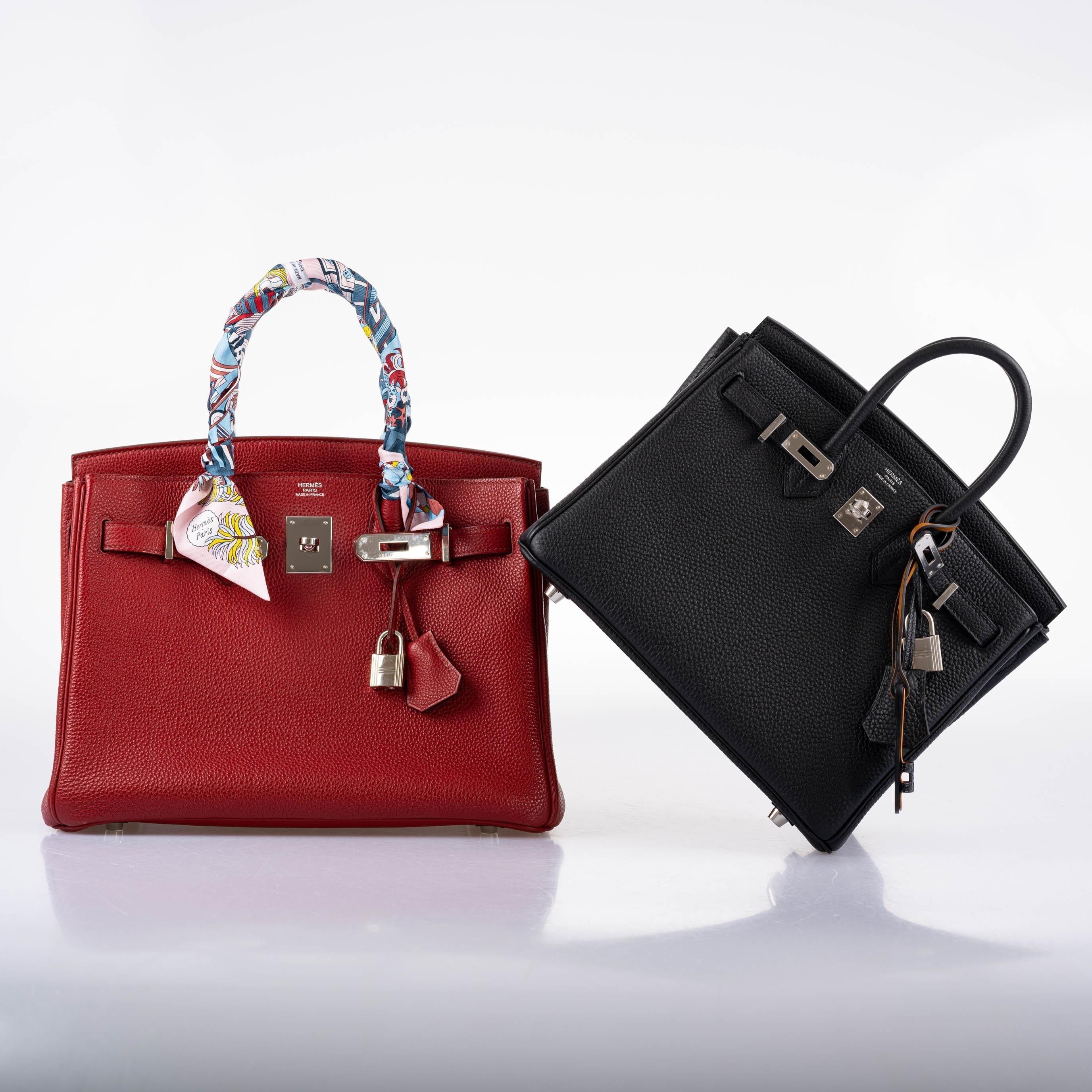 HermÃƒÆ’Ã‚Â¨s Birkin 25 Black Togo with Palladium Hardware - 2021, Z