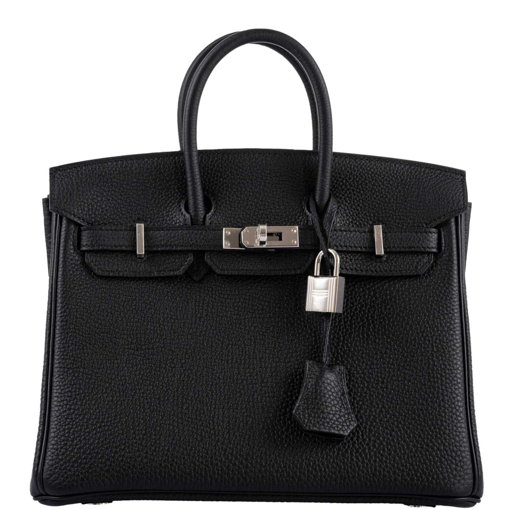 HermÃƒÆ’Ã‚Â¨s Birkin 25 Black Togo with Palladium Hardware - 2021, Z
