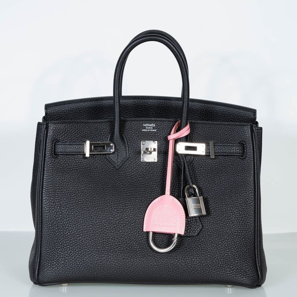HermÃƒÆ’Ã‚Â¨s Birkin 25 Black Togo with Palladium Hardware
