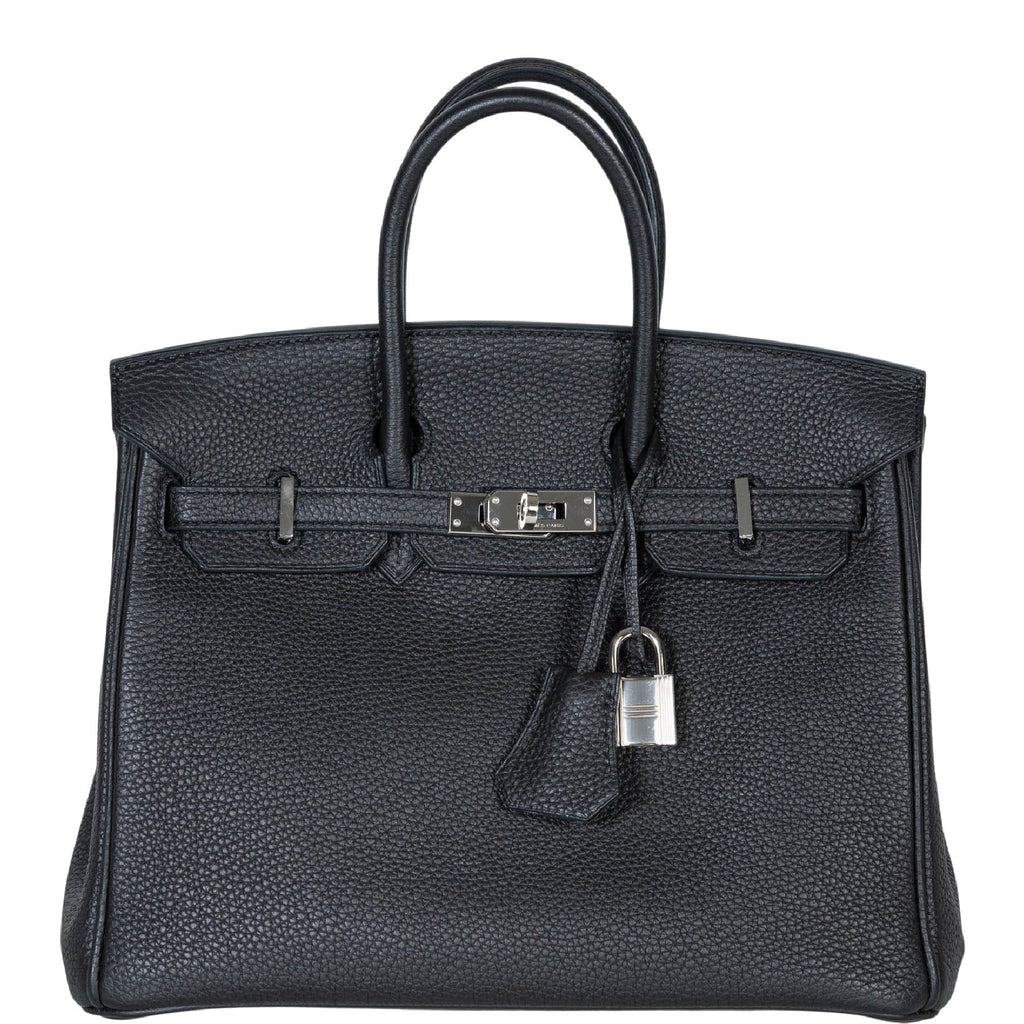HermÃƒÆ’Ã‚Â¨s Birkin 25 Black Togo with Palladium Hardware