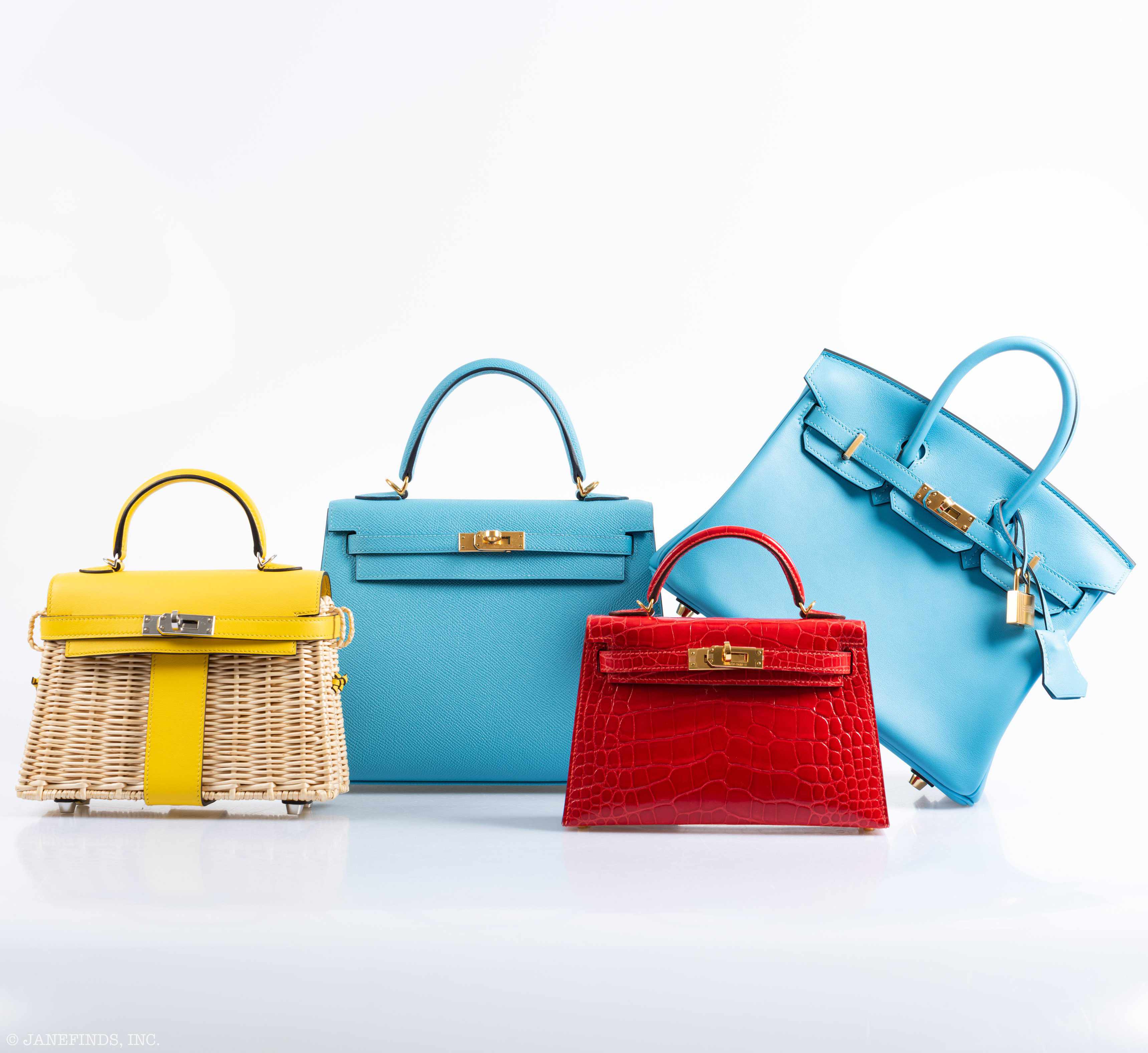 HermÃƒÆ’Ã‚Â¨s Birkin 25 Bleu Bleu du Nord Swift Gold Hardware