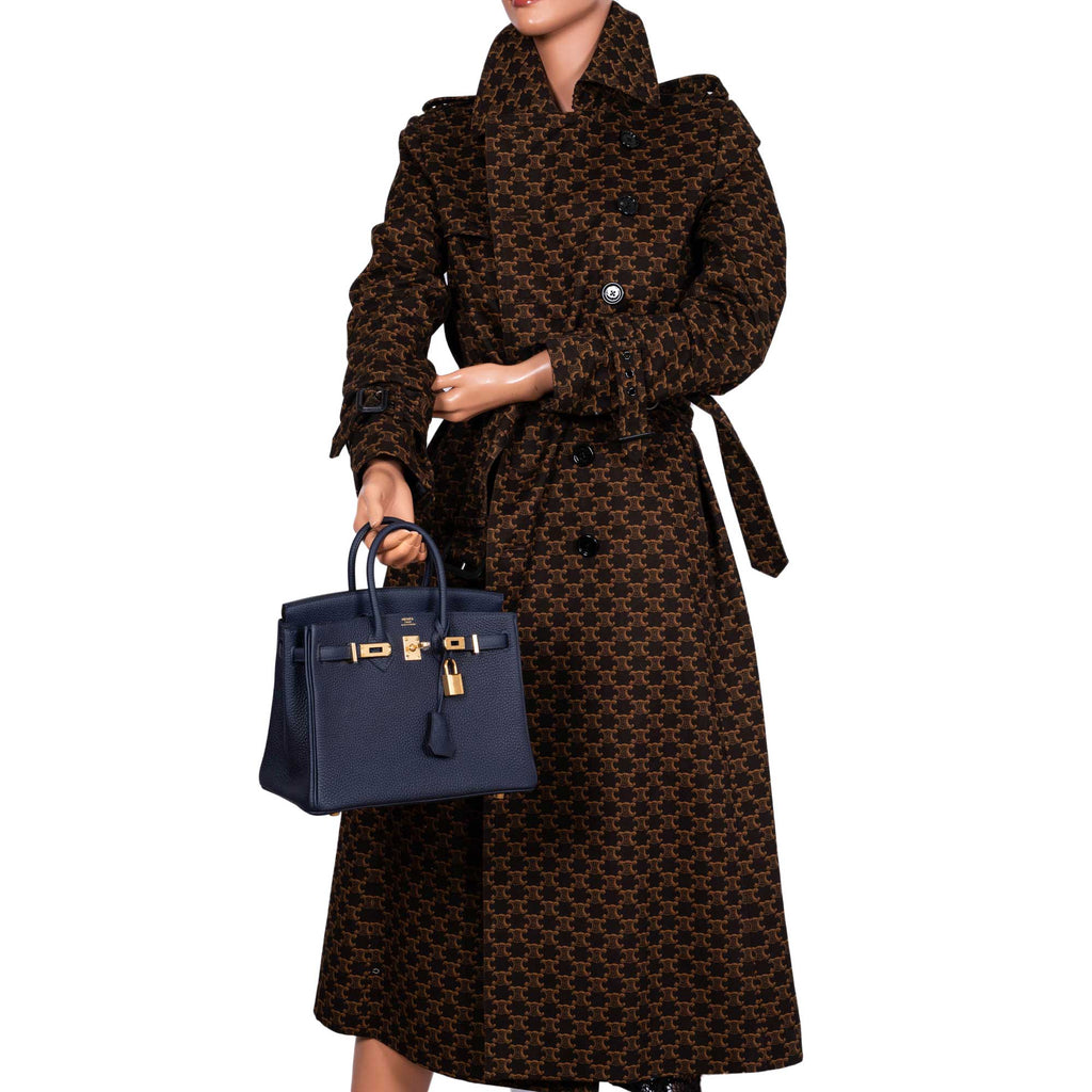 HermÃƒÆ’Ã‚Â¨s Birkin 25 Bleu Nuit Togo with Gold Hardware - 2020, Y
