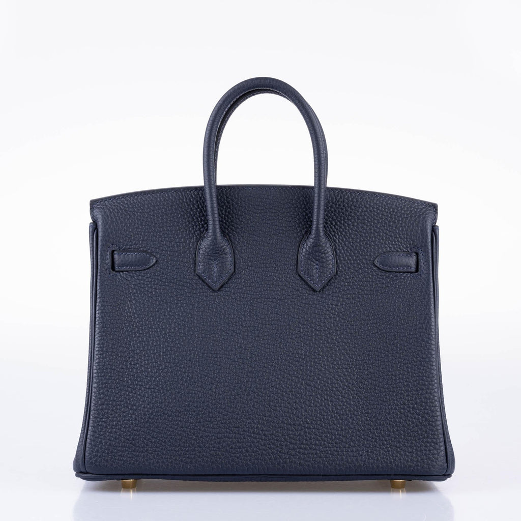 HermÃƒÆ’Ã‚Â¨s Birkin 25 Bleu Nuit Togo with Gold Hardware - 2020, Y