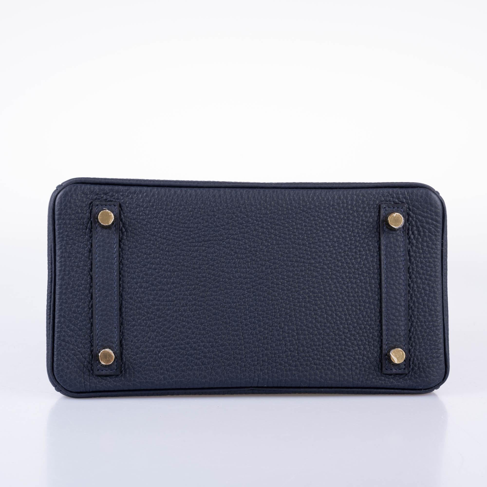 HermÃƒÆ’Ã‚Â¨s Birkin 25 Bleu Nuit Togo with Gold Hardware - 2020, Y