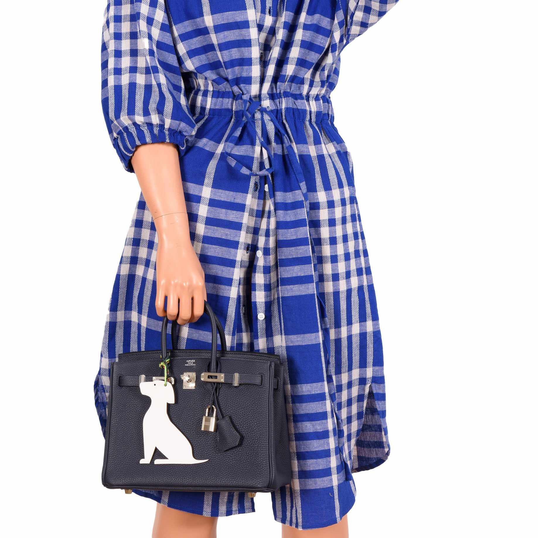 HermÃƒÆ’Ã‚Â¨s Birkin 25 Blue Indigo Togo Palladium Hardware