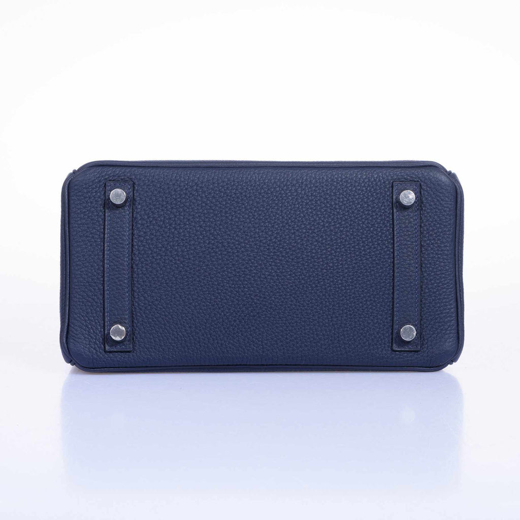 HermÃƒÆ’Ã‚Â¨s Birkin 25 Blue Indigo Togo Palladium Hardware