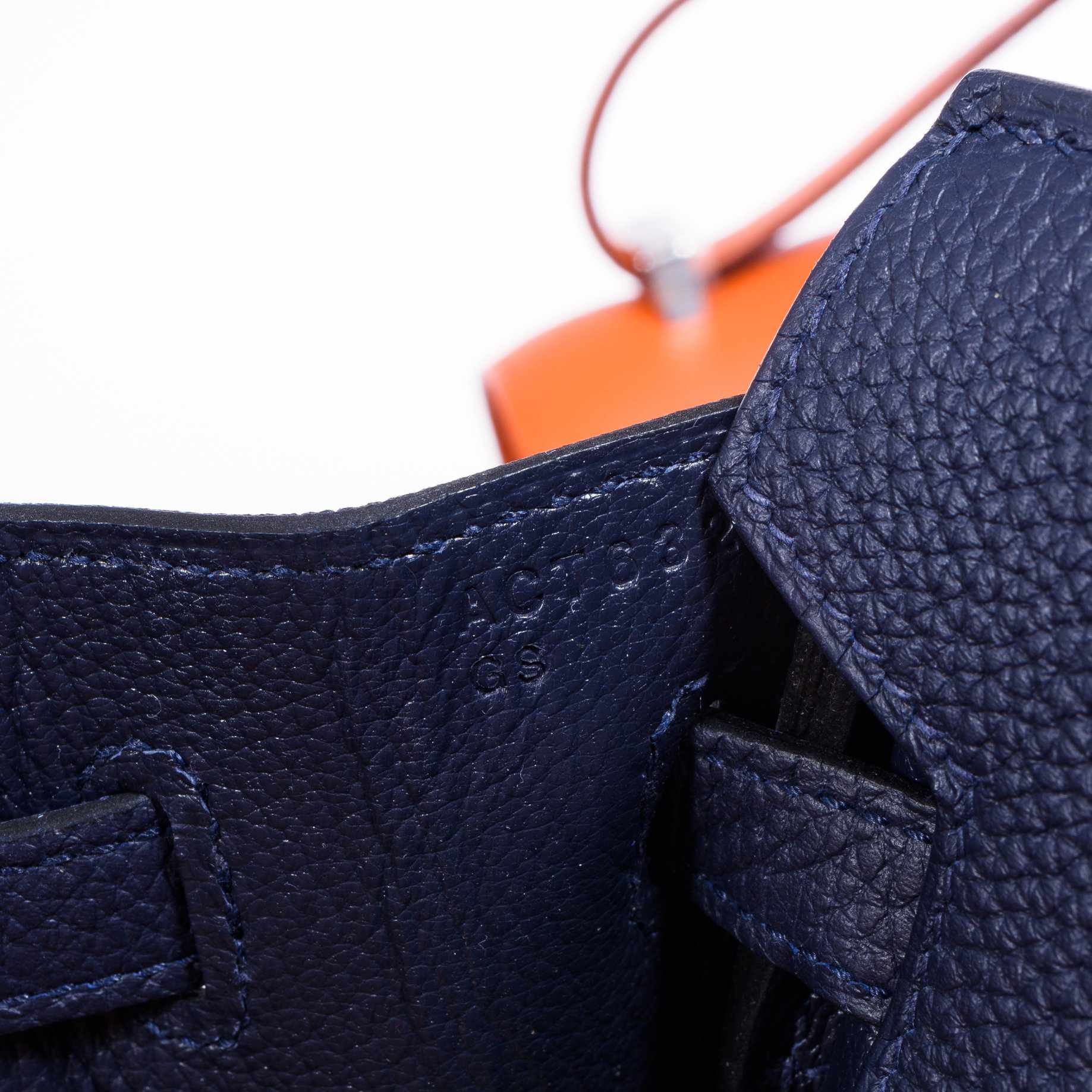 HermÃƒÆ’Ã‚Â¨s Birkin 25 Blue Indigo Togo Palladium Hardware