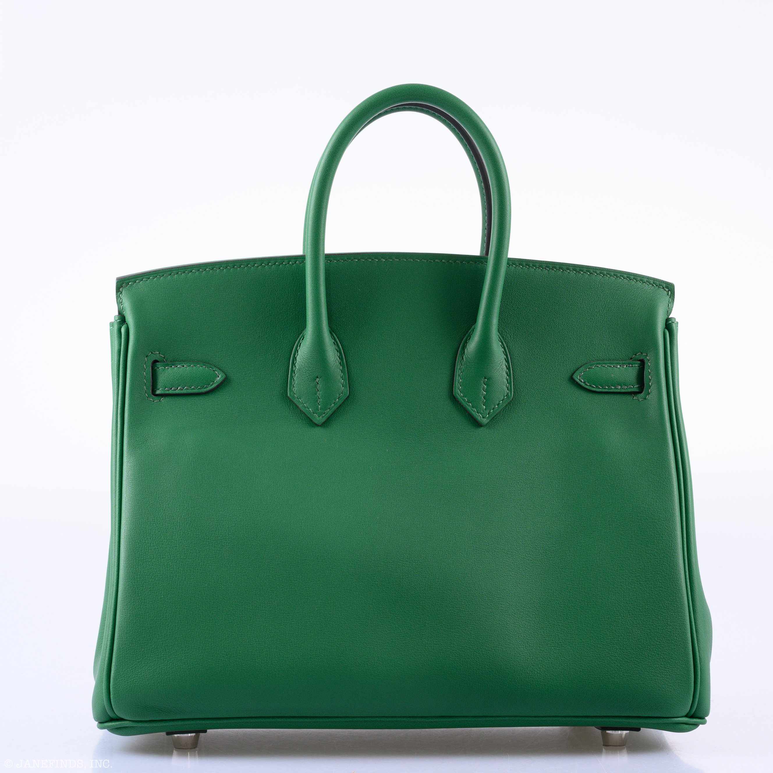 HermÃƒÆ’Ã‚Â¨s Birkin 25 Cactus Swift Leather Palladium Hardware - 2019, D