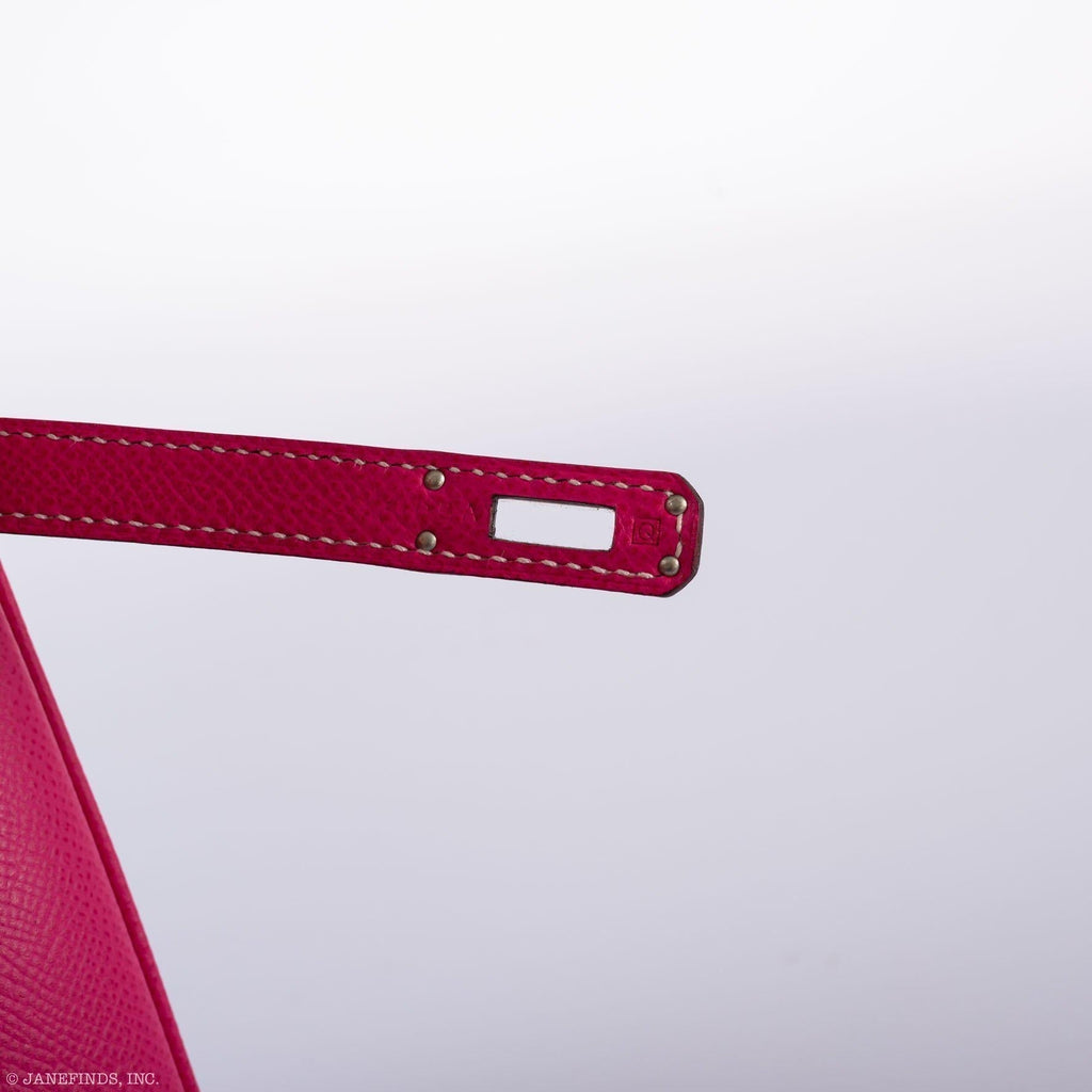 HermÃƒÆ’Ã‚Â¨s Birkin 25 Candy Collection Rose Tyrien Epsom Palladium Hardware - Q, Square