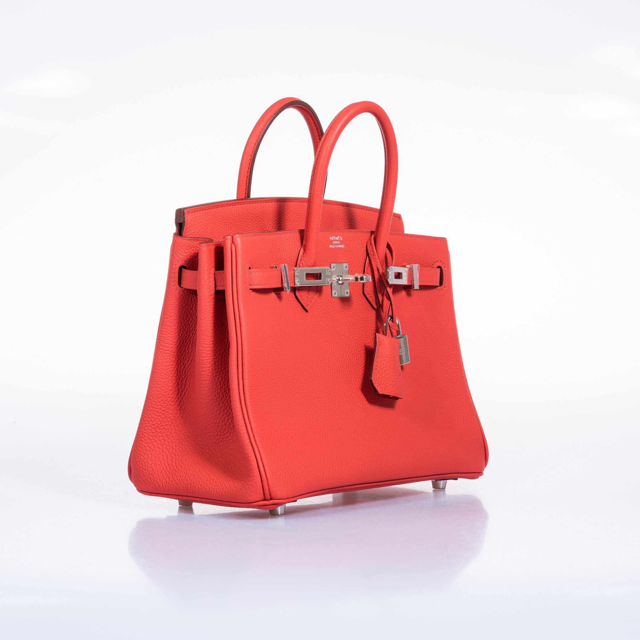 HermÃƒÆ’Ã‚Â¨s Birkin 25 Capucine Togo Palladium Hardware