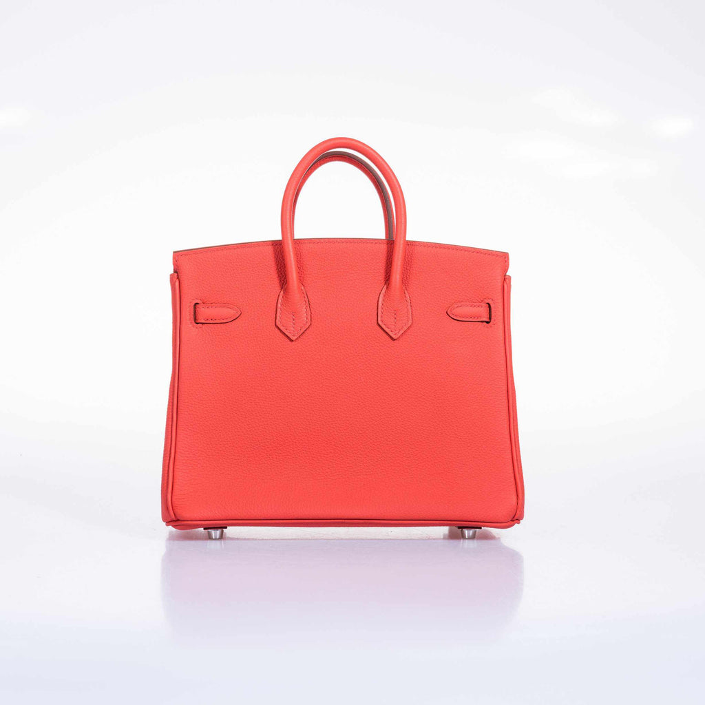 HermÃƒÆ’Ã‚Â¨s Birkin 25 Capucine Togo Palladium Hardware