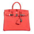 HermÃƒÆ’Ã‚Â¨s Birkin 25 Capucine Togo Palladium Hardware