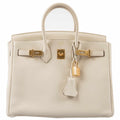HermÃƒÆ’Ã‚Â¨s Birkin 25 Craie Togo Gold Hardware