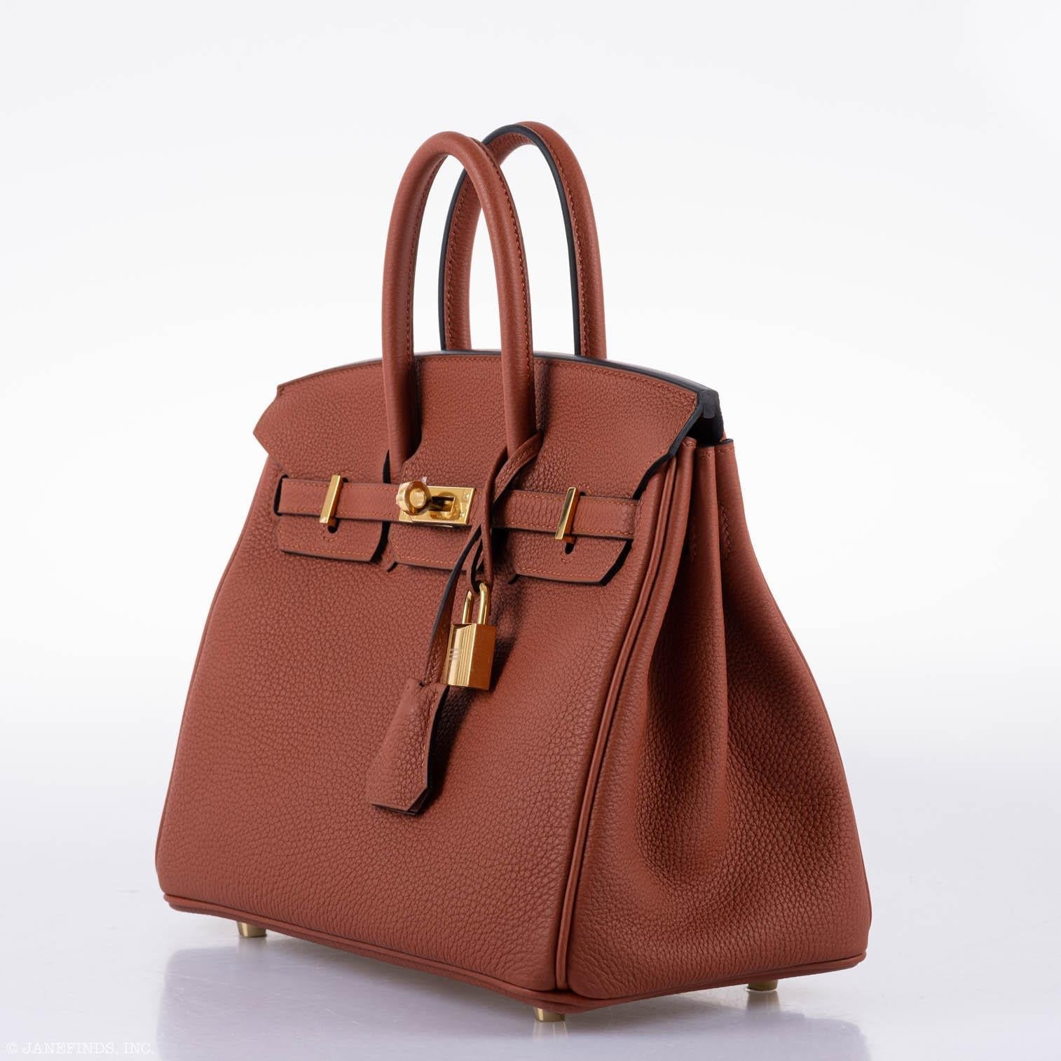 HermÃƒÆ’Ã‚Â¨s Birkin 25 Cuivre Togo Leather Gold Hardware - 2016, X