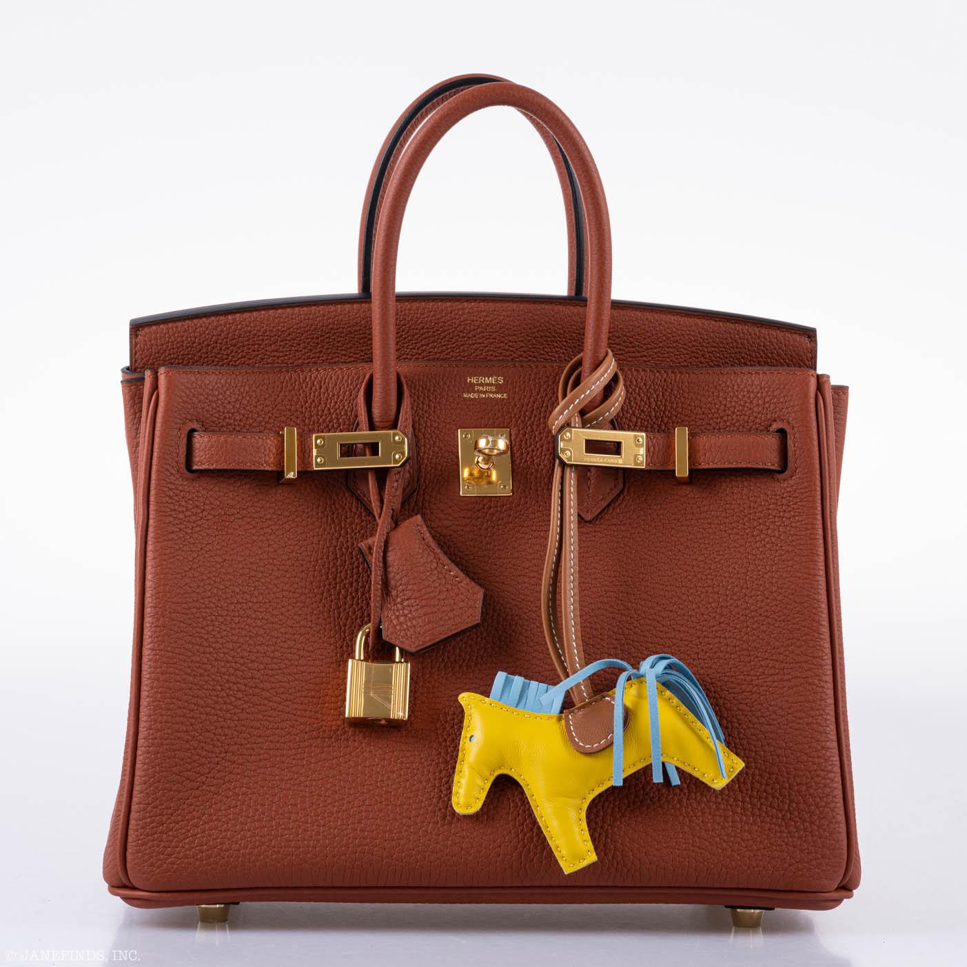 HermÃƒÆ’Ã‚Â¨s Birkin 25 Cuivre Togo Leather Gold Hardware - 2016, X