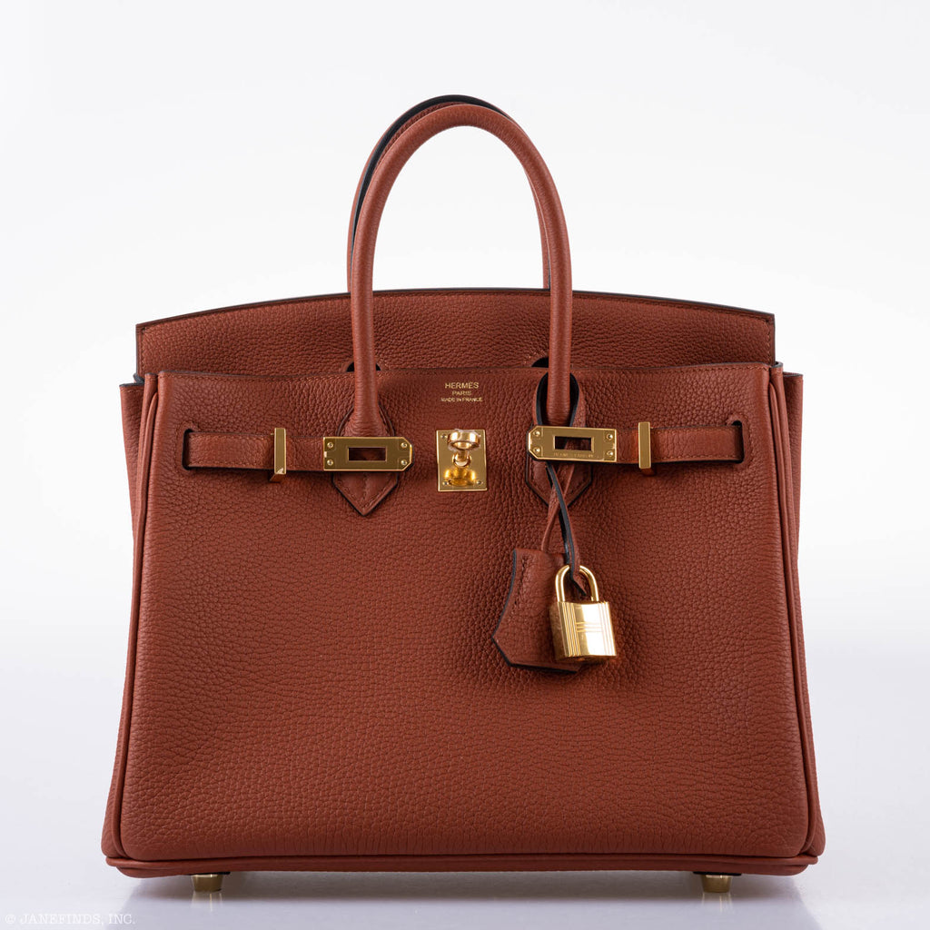 HermÃƒÆ’Ã‚Â¨s Birkin 25 Cuivre Togo Leather Gold Hardware - 2016, X
