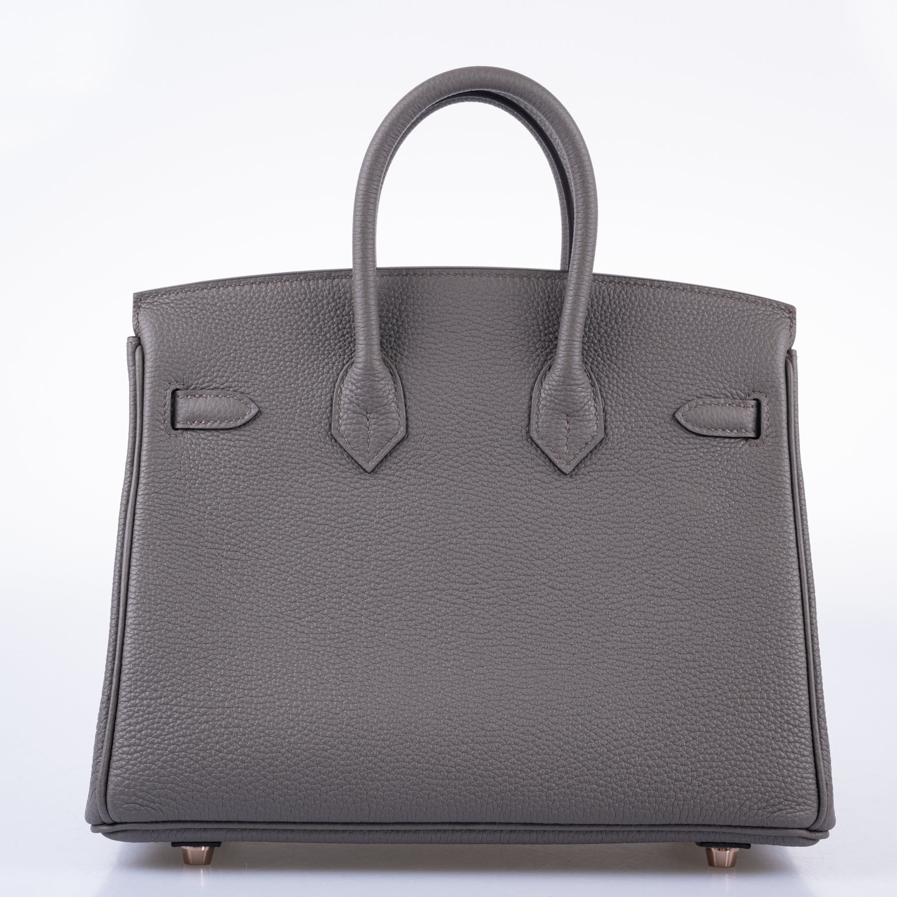 HermÃƒÆ’Ã‚Â¨s Birkin 25 Etain Togo with Rose Gold Hardware