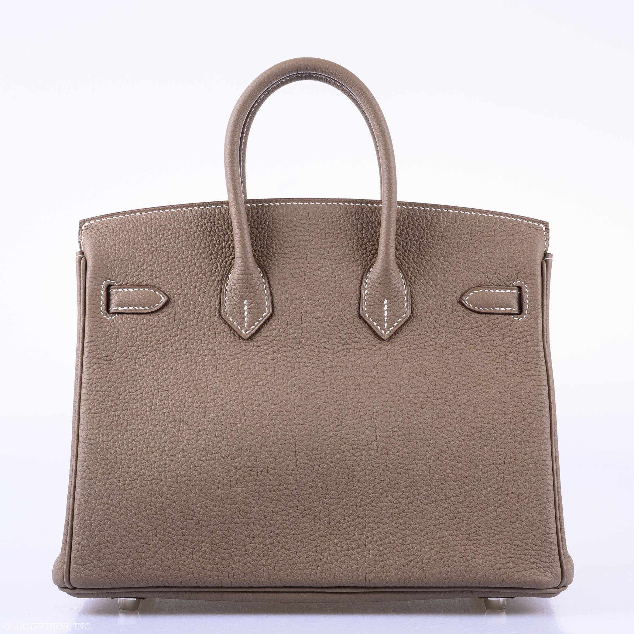 HermÃƒÆ’Ã‚Â¨s Birkin 25 Etoupe Togo Palladium Hardware - 2019, D