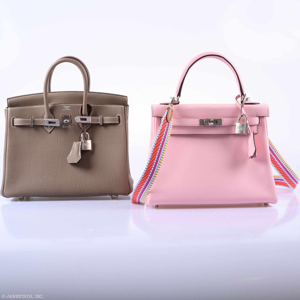 HermÃƒÆ’Ã‚Â¨s Birkin 25 Etoupe Togo Palladium Hardware - 2019, D