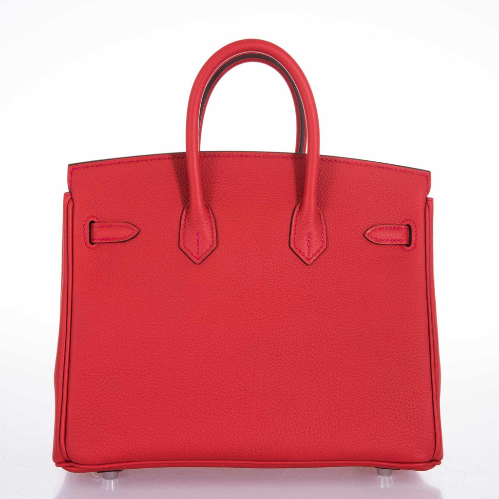 HermÃƒÆ’Ã‚Â¨s Birkin 25Ãƒâ€šÃ‚Â Geranium Togo Palladium Hardware