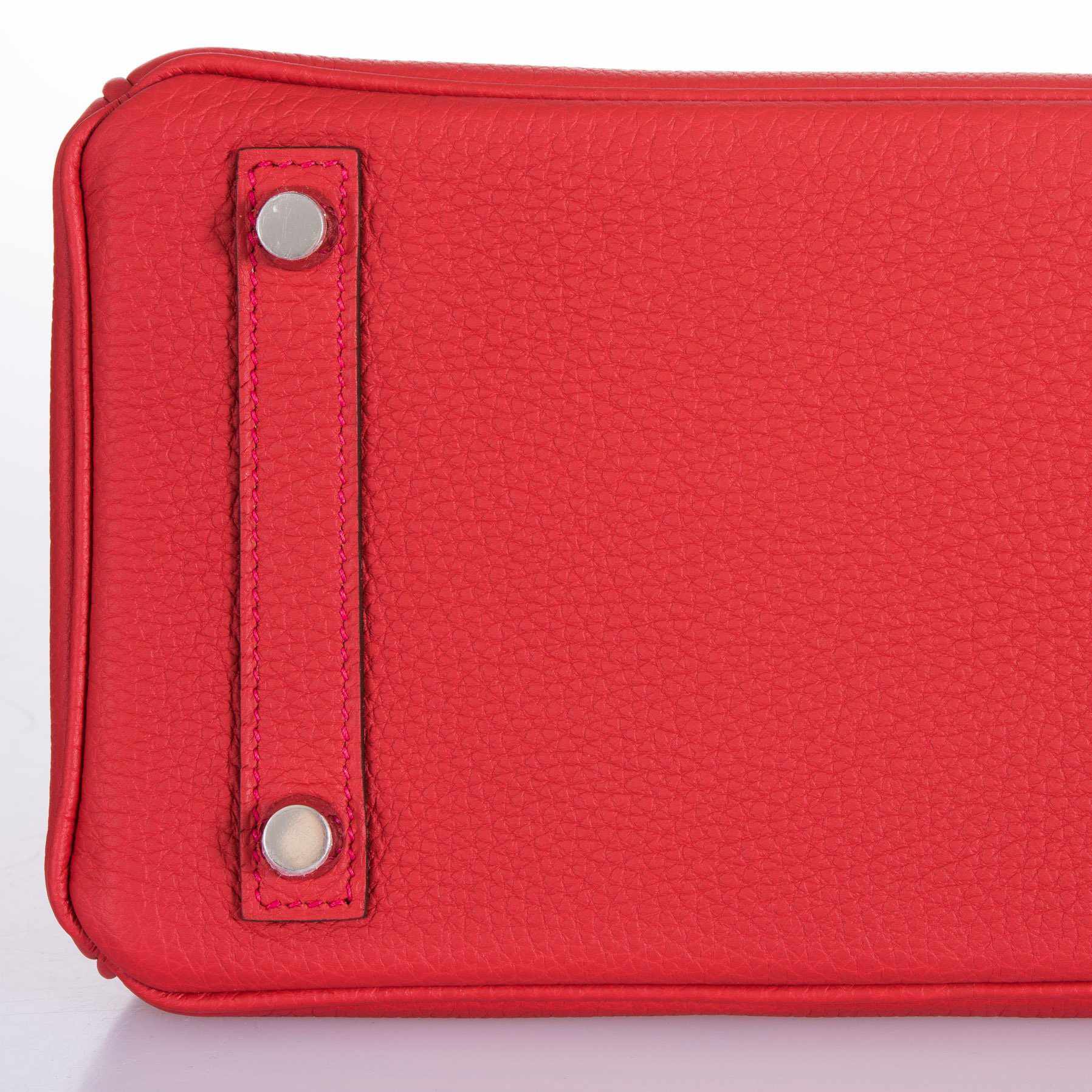 HermÃƒÆ’Ã‚Â¨s Birkin 25Ãƒâ€šÃ‚Â Geranium Togo Palladium Hardware