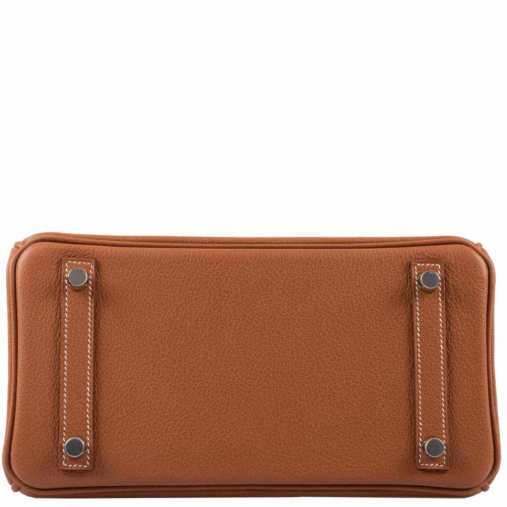 HermÃƒÆ’Ã‚Â¨s Birkin 25 Gold Taurillon Novillo Palladium Hardware