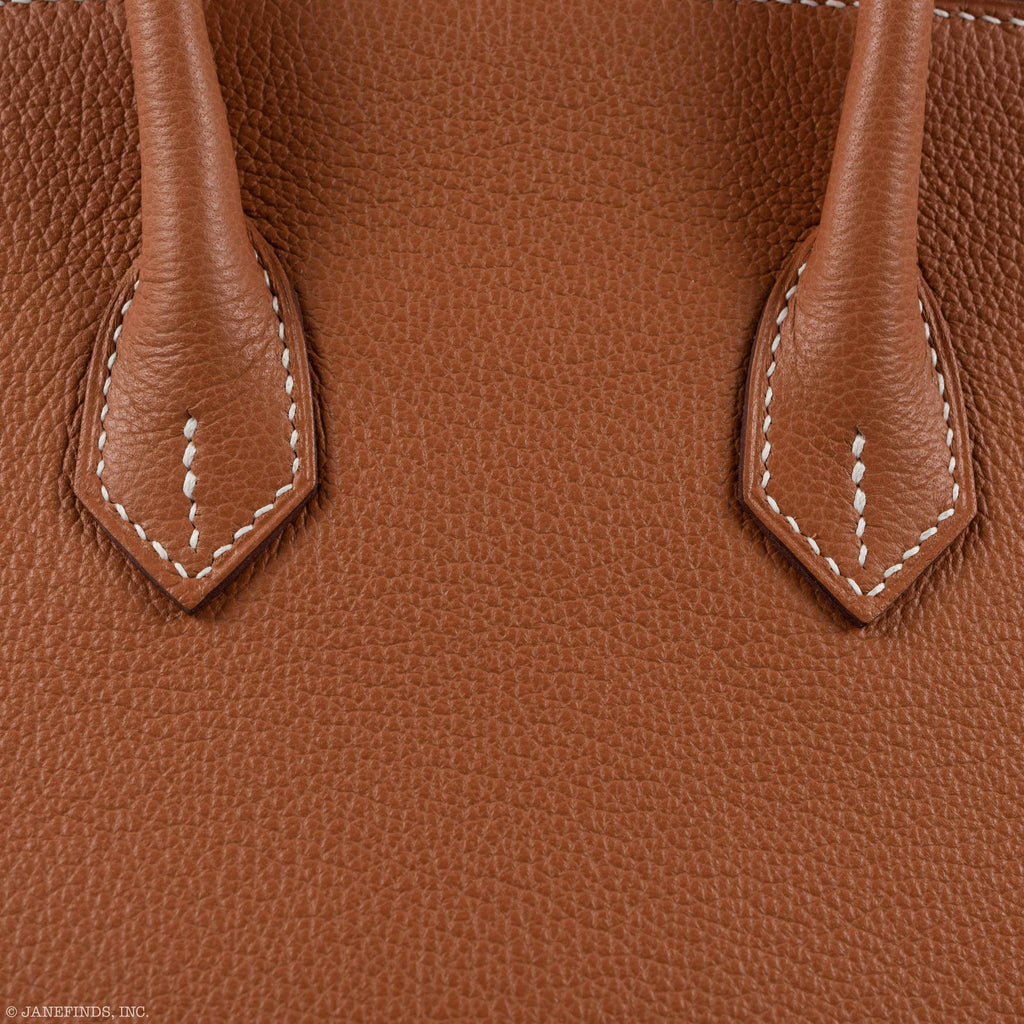 HermÃƒÆ’Ã‚Â¨s Birkin 25 Gold Taurillon Novillo Palladium Hardware