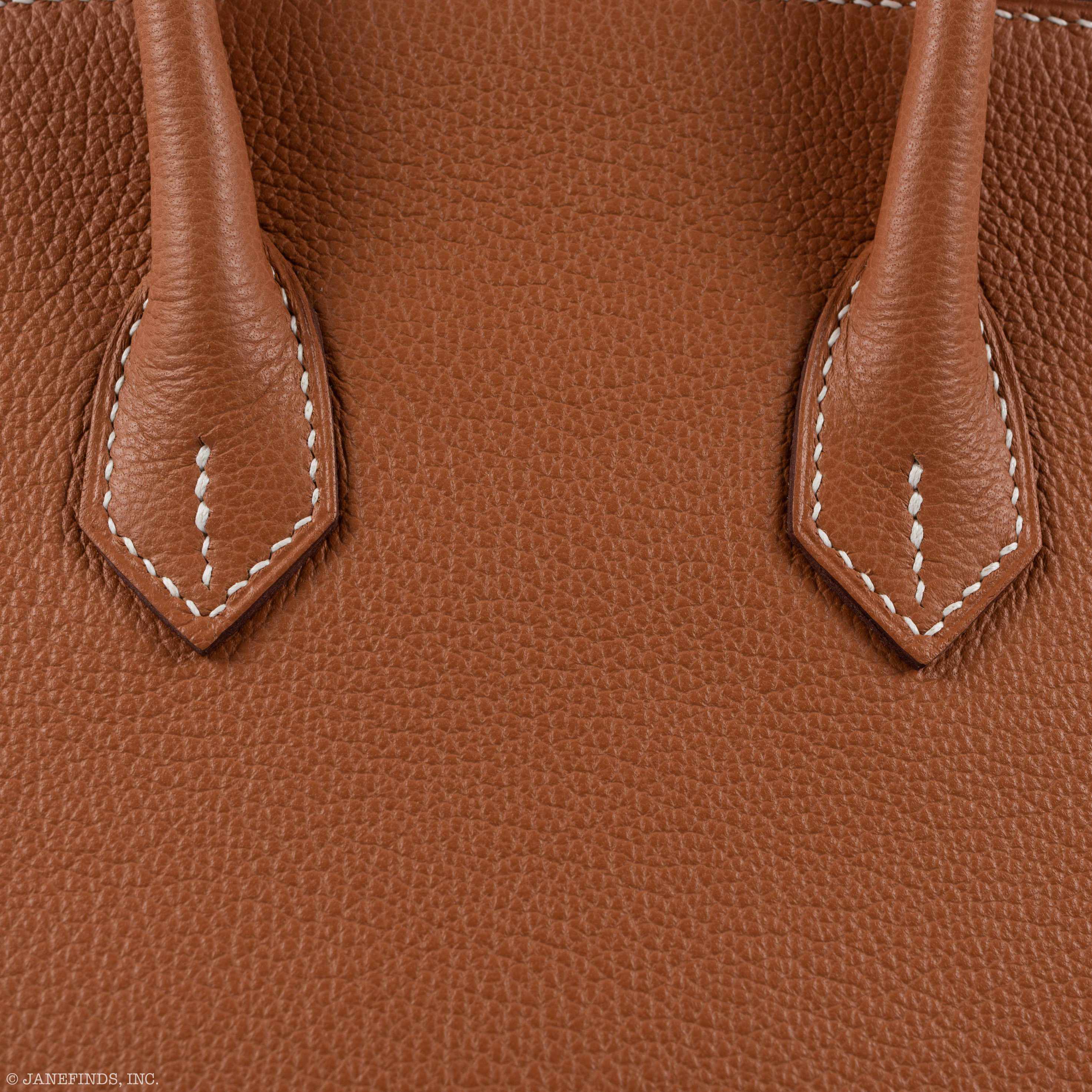 HermÃƒÆ’Ã‚Â¨s Birkin 25 Gold Taurillon Novillo Palladium Hardware