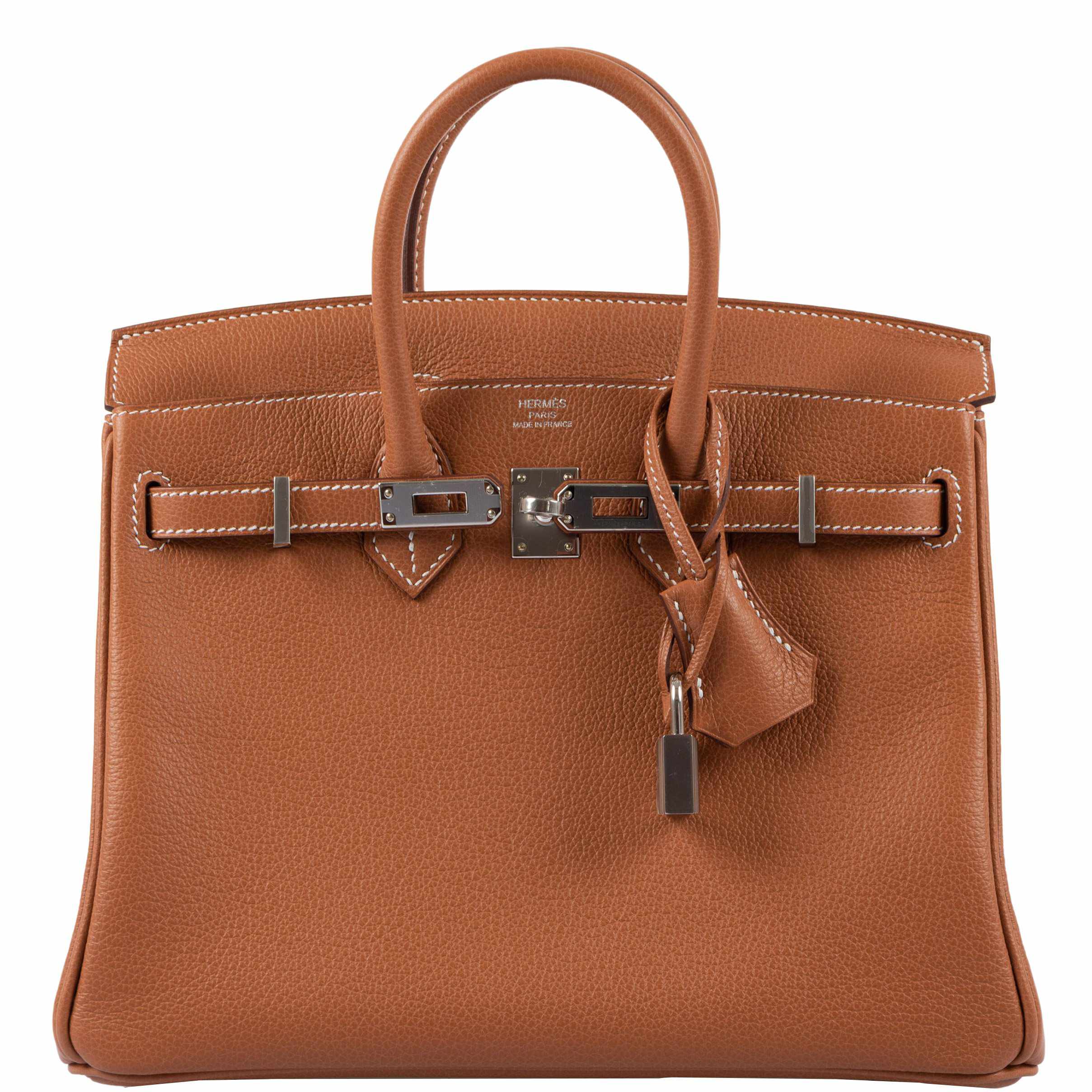 HermÃƒÆ’Ã‚Â¨s Birkin 25 Gold Taurillon Novillo Palladium Hardware