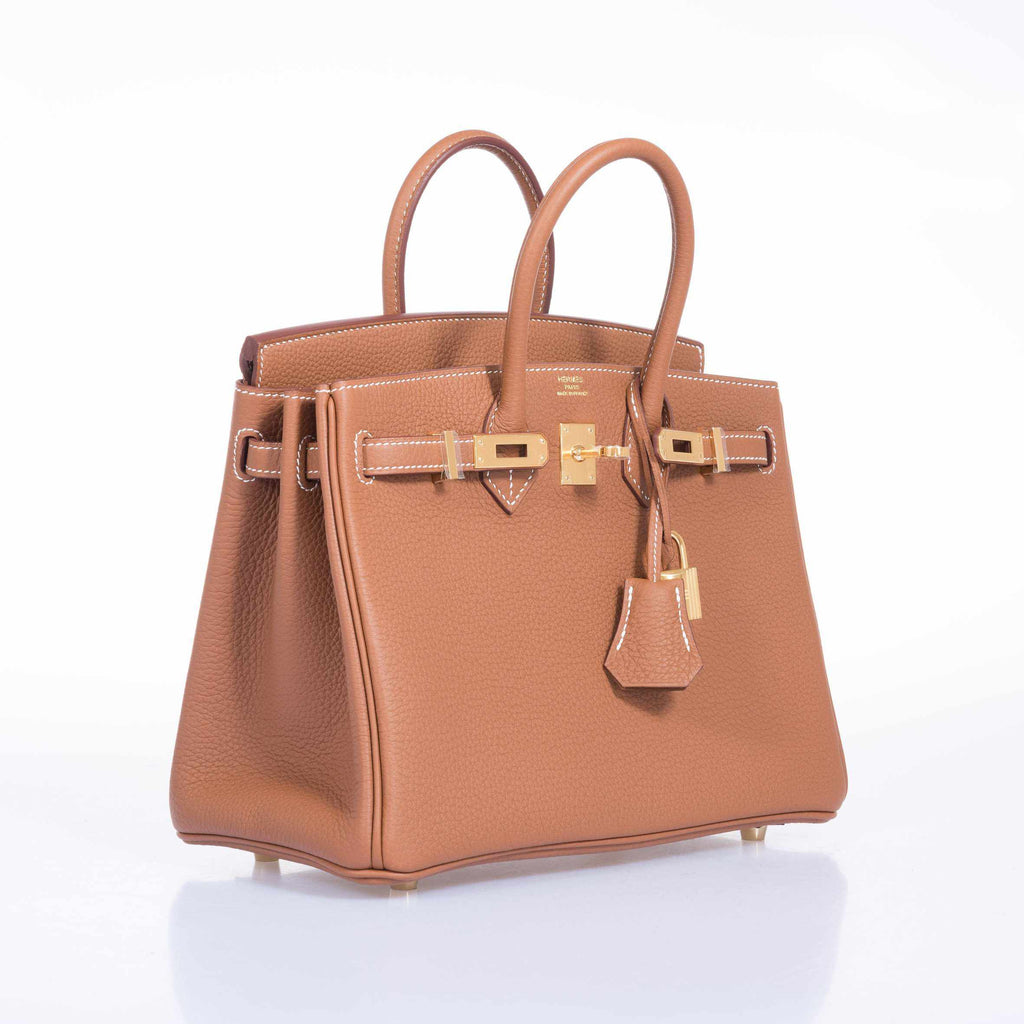 HermÃƒÆ’Ã‚Â¨s Birkin 25 Gold Togo Gold Hardware