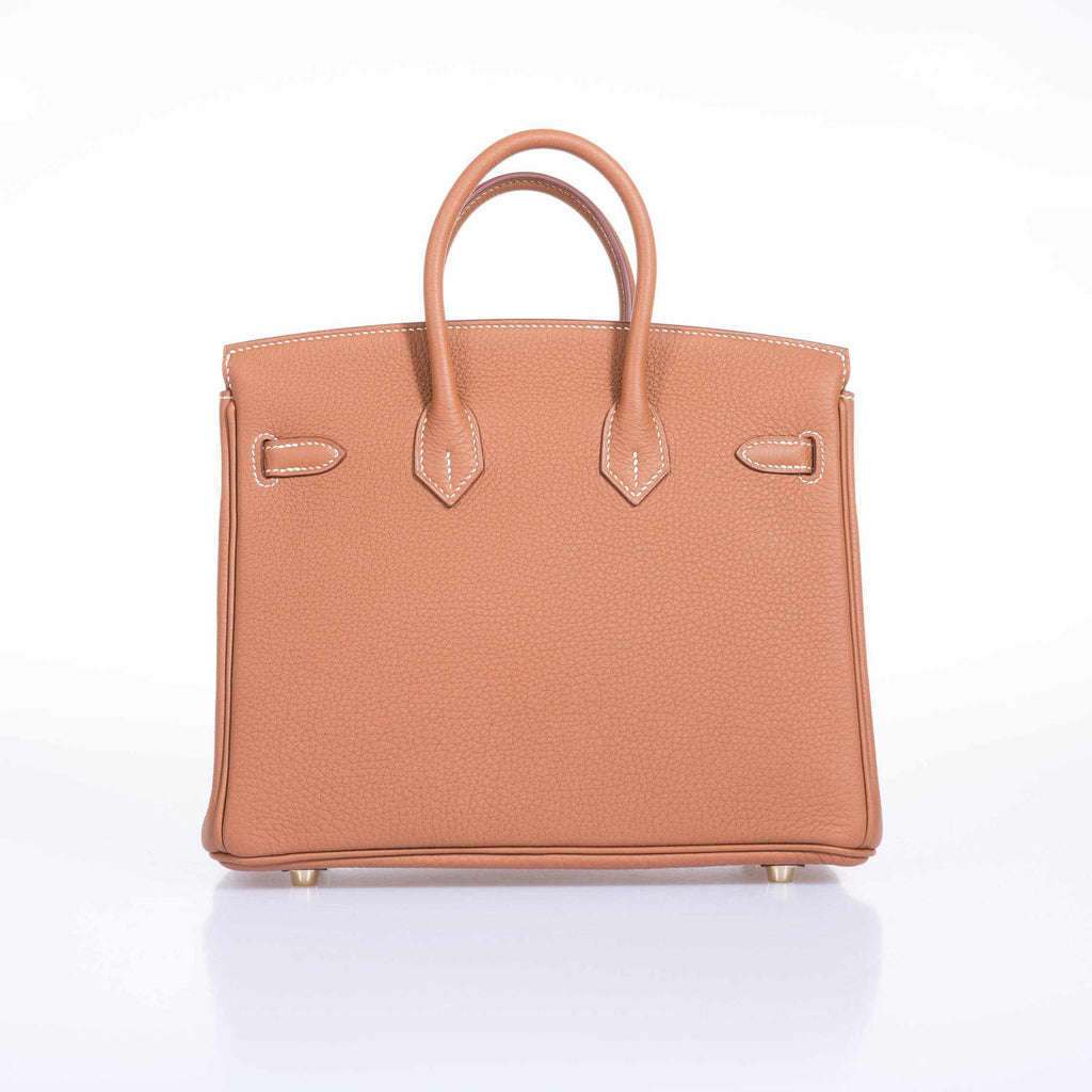 HermÃƒÆ’Ã‚Â¨s Birkin 25 Gold Togo Gold Hardware