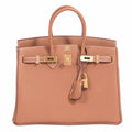 HermÃƒÆ’Ã‚Â¨s Birkin 25 Gold Togo Gold Hardware
