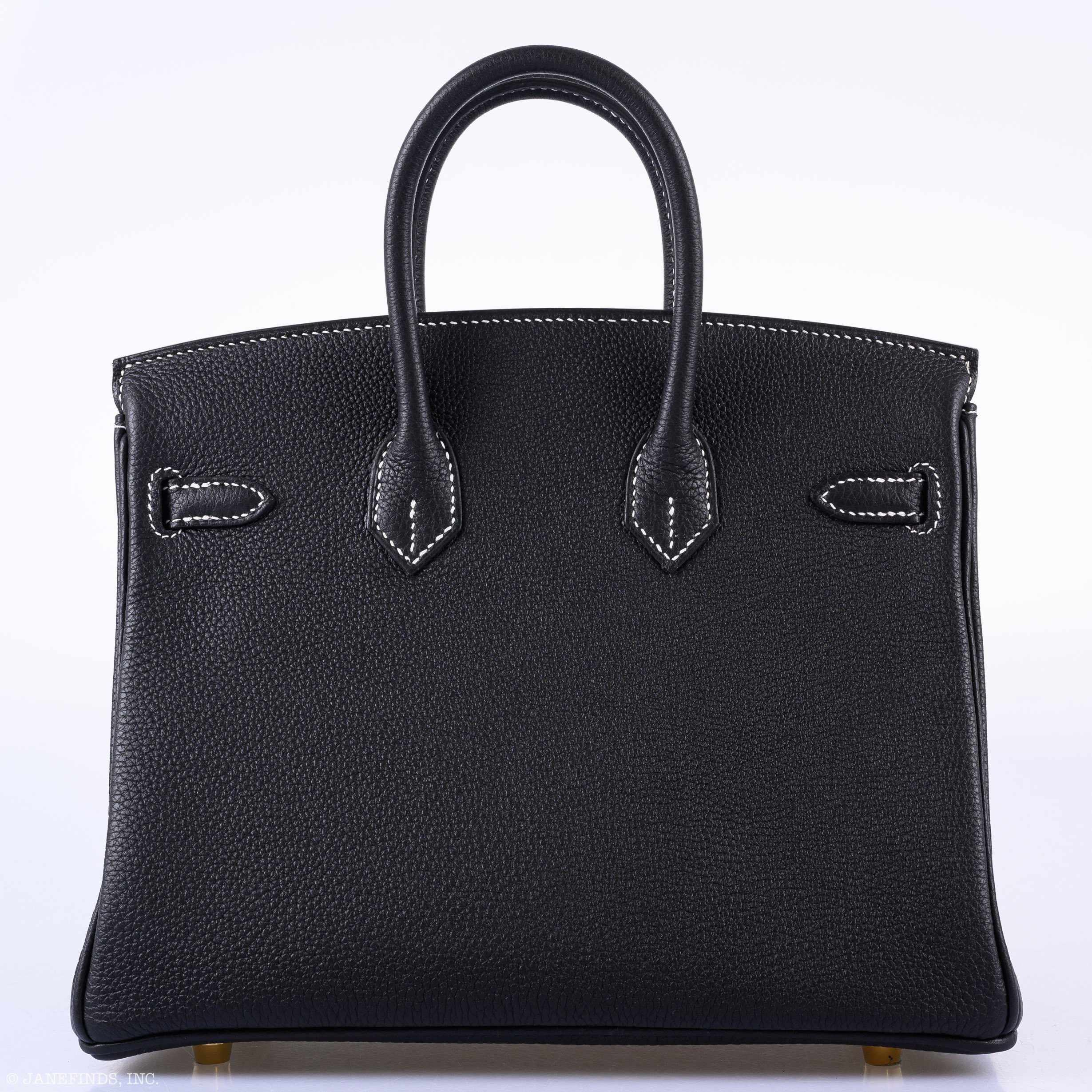 HermÃƒÆ’Ã‚Â¨s Birkin 25 HSS Black Togo & Lime Gold Hardware - 2020, Y