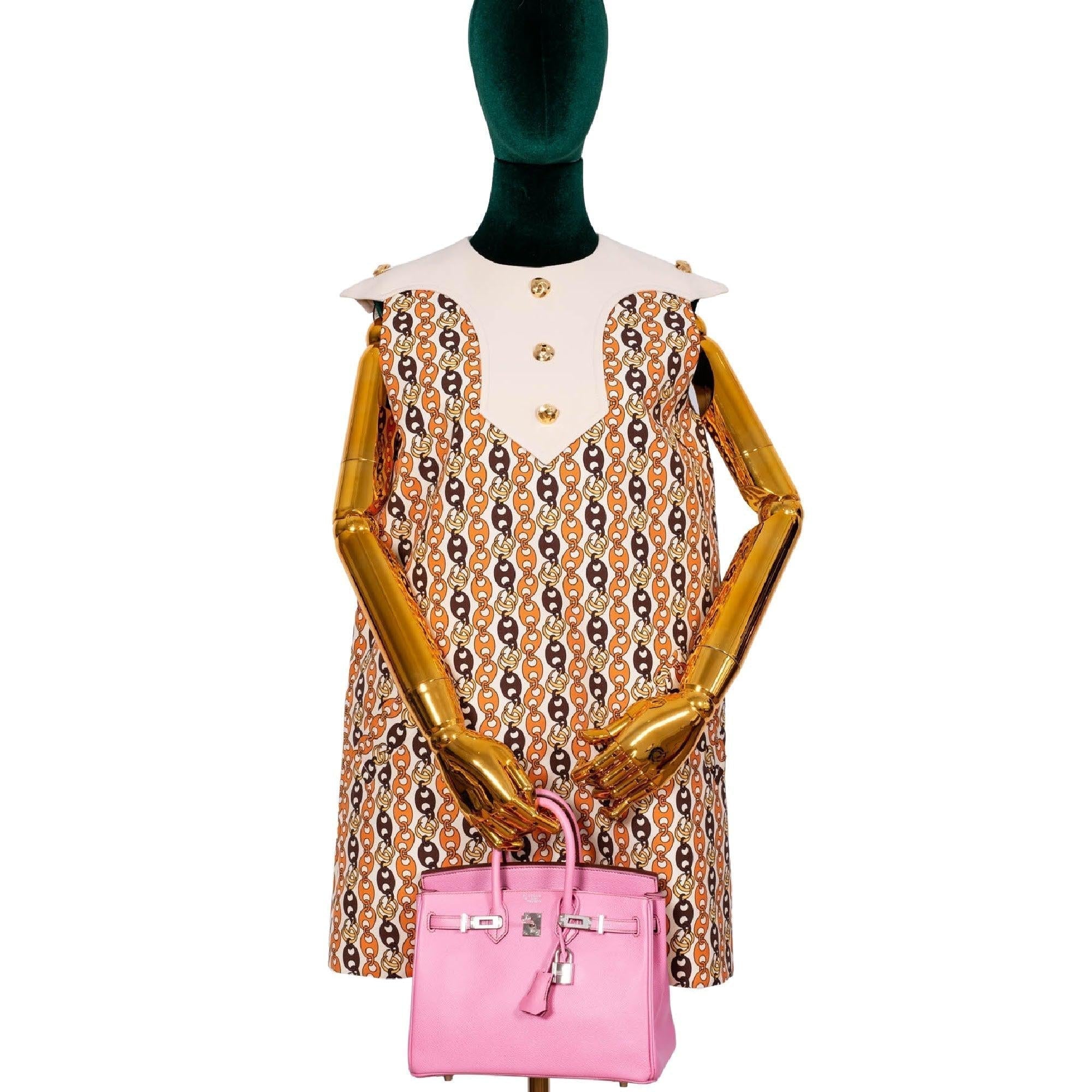 HermÃƒÆ’Ã‚Â¨s Birkin 25 HSS Bubblegum Pink 5P Epsom with Palladium Hardware