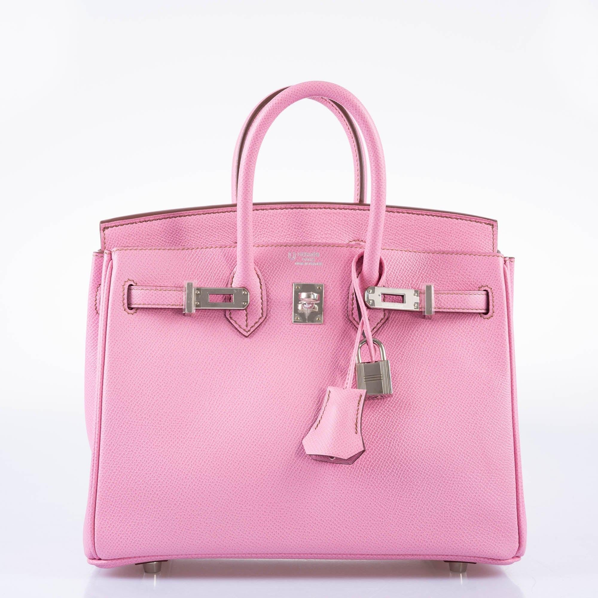 HermÃƒÆ’Ã‚Â¨s Birkin 25 HSS Bubblegum Pink 5P Epsom with Palladium Hardware